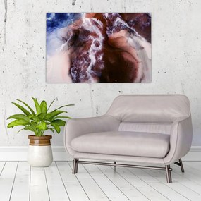 Kép - Lila márvány N⁰3 (90x60 cm)