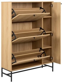 Olivia cipőtároló, tölgy színű