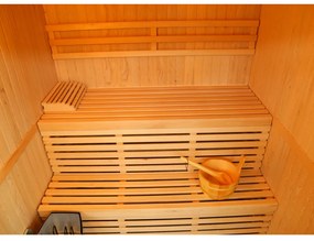 Sauna DeLuxe HR4045 Finnország, barna