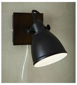 Native fekete fali lámpa, magasság 18,5 cm - Markslöjd