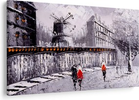 Kép - Olajfestmény a városról II. (90x60 cm)