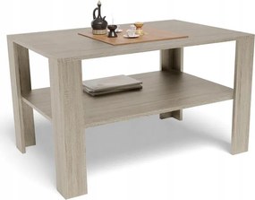 Pad dohányzóasztal 100x68 EX3 sonoma tölgy polccal