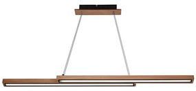 LED csillár zsinóron SENTO LED/19W/230V fa kivitel