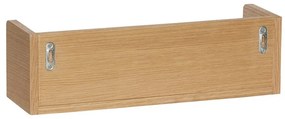Natúr színű fali polc tölgyfa dekorral 40 cm Savor – Hübsch