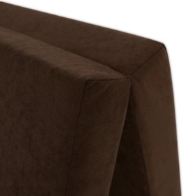 Összehajtható matrac, hab, 65x180, barna, LEVI 65