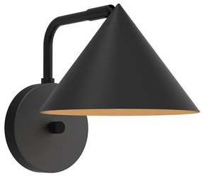 Alora Mood ALM-REMYCK-1WB-BK - REMYCK fali lámpa 1xE27/60W/230V fekete