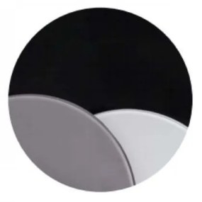 Artemida dohányzóasztal szett Fekete - Szürke 80 cm