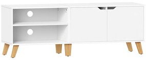 TV szekrény 2 ajtóval, 40 x 140 x 50 cm, fehér