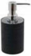 Praktikus szappanadagoló matt fekete, ideális a fürdőszobába