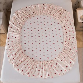 Mikroszálas gumis lepedő SOFHEARTS krémszínű 90x200 cm