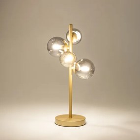 Brilagi - LED Asztali lámpa MILLA 4xG9/3W/230V arany/füstös