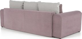 Extra tágas kanapé, lila, őreg rózsaszín, bézs színű, GILEN BIG SOFA