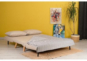 Bézs kinyitható kanapé 120 cm Folde – Artie
