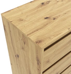 BOGAN 3S70 komód, tölgyfa artisan