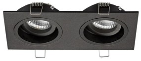 Zuma Line CHUCK 20068-BK Beépíthető spotlámpa 2x50W/GU10