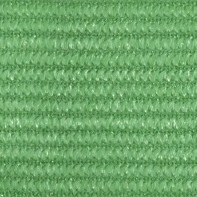 világoszöld HDPE napvitorla 160 g/m² 7 x 7 m