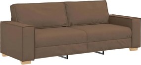 vidaXL 3 személyes barna szövetkanapé 180 cm