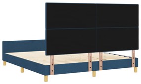 Ágykeret Kék 180x200 cm Szövet