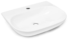 Mosdó SAT Brevis 50x38,5 cm fehér színben fényes felülettel túlfolyás nélkül SATBRE5038R