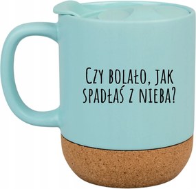 Kék Bögre Vicces Ajándék Anyák Napja, Fájt, Amikor Leestél Az Égből