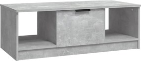 vidaXL betonszürke szerelt fa dohányzóasztal 102 x 50 x 36 cm