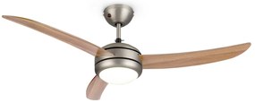 El Paso, mennyezeti ventilátor, 52", E27 foglalat, 3 lapát, tölgyfa megjelenés