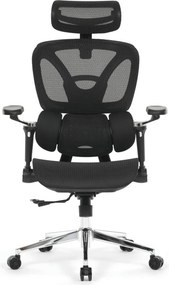 Irodai szék szinkronmechanikás fekete hálós KA-B2363 BK