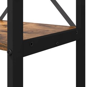 Könyvszekrény Füstölt tölgy 60 x 30 x 118 cm Faanyag