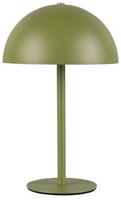 Zöld LED asztali lámpa fém búrával (magasság 21 cm) Munoz – Trio