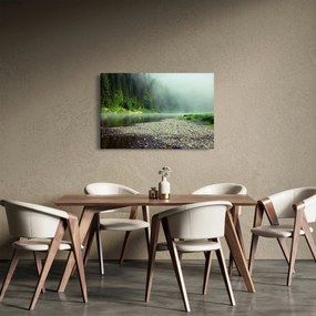 Kép - Folyó az erdőben (90x60 cm)