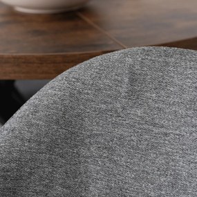 Elegáns Étkezőszék Szürke/Dió Színben. RUIZ