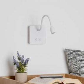 Brilagi - LED Rugalmas fali lámpa MAYA Double LED/4W/230V + LED/3W fehér