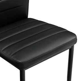Coleta Nova II NEW étkezőszék Fekete 4 db N