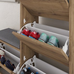 Cipőtároló dude 118x105x26 cm - hitit színű