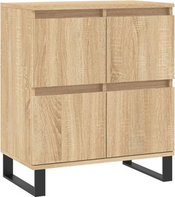 vidaXL sonoma tölgy színű szerelt fa tálalóasztal 60 x 35 x 70 cm