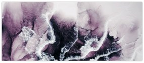 Kép - Lila márvány N⁰2 (120x50 cm)
