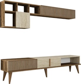 Milan - Walnut, Travertine
