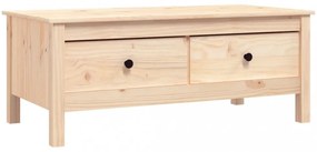 tömör fenyőfa dohányzóasztal 100 x 50 x 40 cm