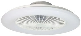 Lucci Air 513200 - LED Dimmelhető lámpa ventilátorral OSLO LED/20W/230V fehér + távirányító