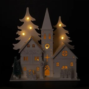 Brilagi - LED karácsonyi dísz LED/2xAA kis templom