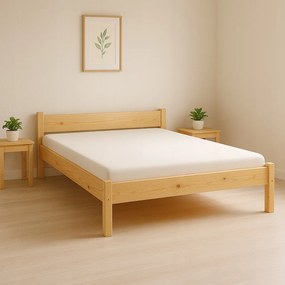 Ágy 180x180 tömör fából készült környezetbarát magasított ágyrács Gyártó Erős