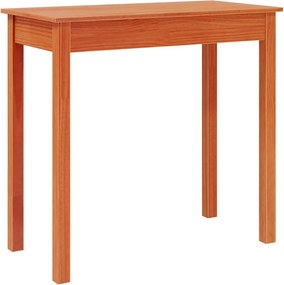vidaXL viaszbarna tömör fenyőfa tálalóasztal 80x40x75 cm