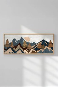 Artsmdfyty8-50120 keretezett MDF falikép, 50 x 120 cm