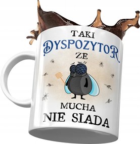 Bögre Diszpécsernek Hogy A Legyek Nem Ülnek Ajándék Nyomtatott Fotóval