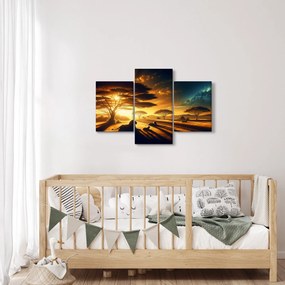 Kép - Pihenő oroszlánok (90x60 cm)