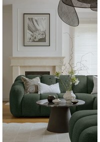 Sötétzöld sarokkanapé (bal oldali-U alakú) Shell – Miuform