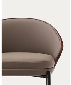 Barna bárszék (ülésmagasság 77 cm) Eamy – Kave Home