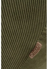 Zöld bársony fotel Vince – Dutchbone