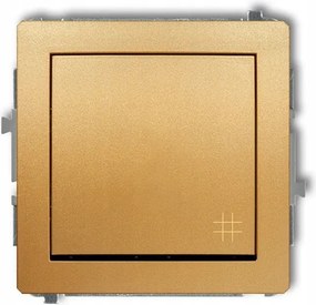 Karlik Deco Keresztkapcsoló, Egyszeres, Arany Színű 29DWP-6