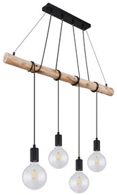 Globo 15439-4 - Csillár zsinóron AUSTON 4xE27/60W/230V